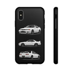 R32 Skyline Phone Case White, Three-View Vector Cover, Gift GTR Fans