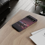 Soft White C3 Corvette Mauve Sky Phone Case