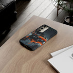 1966 GTO Orange Rainy City Tough Phone Case Cover Gift Art