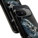 Tarpon Fishing Phone Case, Saltwater Portrait Black Cover, Gift