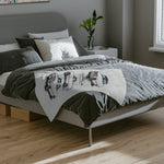 1963 Chevy Impala Illustration Blanket | Classic Car Velveteen Throw