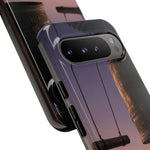 Temple Bell Sunset Phone Case Japan Zen Tough Case