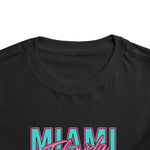 Miami Vice City 1996 Corvette Toddler T-Shirt – Neon Racing Graphic