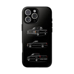 Black Silverado Classic Pickup Tough Phone Case for Chevy Truck Fans