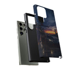C8 GT Race Car Pit Lane Sunset Phone Case Tough Case