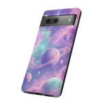 Pastel Galaxy Planet Vaporwave Art Tough Phone Case
