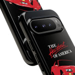 1991 Camaro Heartbeat Red Muscle Car Tough Phone Case Cover