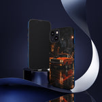 Challenger RT Phone Case, Rainy City Night Muscle Car Tough Cover
