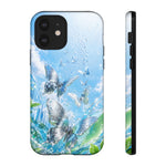 Copy of Silver Butterflies Tough Case | Blue Sky Water Droplets Phone Cover