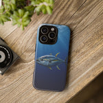 Yellowfin Tuna Phone Case, Deep Blue Water Tough Cover, Gift