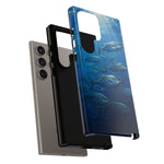 Amberjack School Phone Case, Open Water Sunlight Tough Cover