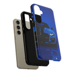 Blue Mustang Art Phone Case, GT500 American Muscle Car Tough Cover for Men