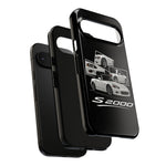 White S2000 Roadster Collage JDM Tough Phone Case Cover Gift