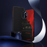 GNX Black Ember Red Tough Phone Case