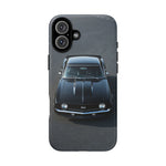 1969 Camaro SS Black Overhead Tough Phone Case Cover Gift Art