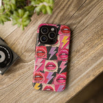 Pop Art Lips and Lightning Bolt Phone Case