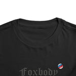 Toddler Ford Foxbody Mustang 5.0 GT Black Car T-Shirt, Retro Tee