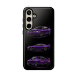 Purple R33 Skyline GTR JDM Sports Car Phone Case Tough Multi View