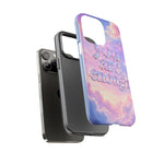 You Are Enough phone case | pastel cloud affirmation protective case