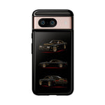 Trans Am Phone Case Black Gold, Three-View Vector Tough Cover