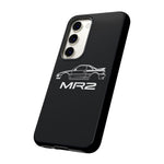 MR2 White Side Silhouette JDM Tough Phone Case Cover Gift