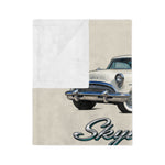 Classic 1954 Skylark Car Blanket | Vintage 1950s Automobile Throw