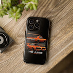 1969 GTO Judge Orange Muscle Car Tough Phone Case Cover Gift