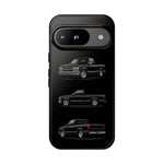 Black Silverado Classic Pickup Tough Phone Case for Chevy Truck Fans