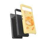 Orange Tabby Loaf Kawaii Chibi Pet Cat Art Tough Phone Case