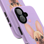 French Bulldog Bat Ears Kawaii Pet Dog Art Tough Phone Case