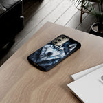Siberian Husky Geometric Diamond Art Tough Phone Case