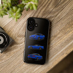 Blue 180SX JDM Sports Car Phone Case Tough Multi View