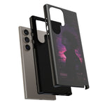 Melancholy Data Poster Phone Case, Glitch Anime Sky Tough Cover