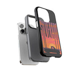 Silverado sunset truck Phone Case | Retro pickup silhouette