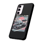R34 Skyline GT-R Sakura Mountain JDM Tough Phone Case Gift