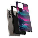 2 Rounds Canada Retina Artwork Vaporwave Phone Case – Landscape Aesthetic