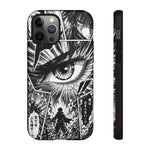 Manga Speed Lines Art Tough Phone Case