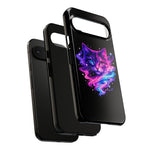 Galaxy Cat Cosmic Swirl Vaporwave Phone Case Mystical Tough Case