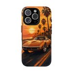 Orange Corvette C3 Stingray Sunset Palms Phone Case