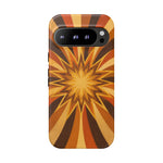 Gold Starburst 70s Retro Art Tough Phone Case