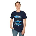 1965 Mustang Fastback T-Shirt | Vintage Car Illustration, Retro Racing