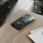 Salmon River Fishing Phone Case, Sunlit Current Cover