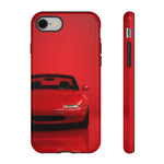 Red Miata Phone Case, NA MX5 90s JDM Roadster Tough Cover