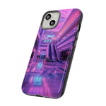 Empty Mall Escalator Vaporwave Art Tough Phone Case