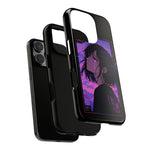 Melancholy Anime Girl Phone Case Vaporwave Tough Case
