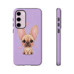 French Bulldog Bat Ears Kawaii Pet Dog Art Tough Phone Case