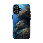 Grouper Reef Phone Case, Sunbeam Ledge Marine Art Tough Cover