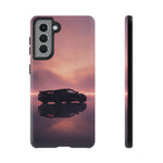 C8 Corvette Silhouette Pastel Horizon Case