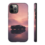 C8 Corvette Silhouette Pastel Horizon Case