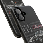 C3 Stingray Phone Case Black Sports Car Tough Cover Gift